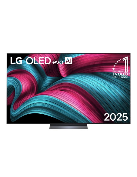 LG OLED evo AI OLED77C55LA TV Serie C5 77'' 4K, α9 Gen8, Brightness Booster, 40W, 4 HDMI, VRR 144Hz, Smart TV WebOS 25