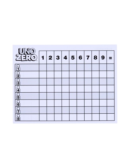 Games UNO Zero Carta da gioco Sostituzione