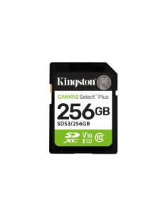 Kingston Technology 256GB SDXC Canvas Select Plus Gen3 150MB s C10 UHS-I U1 V10
