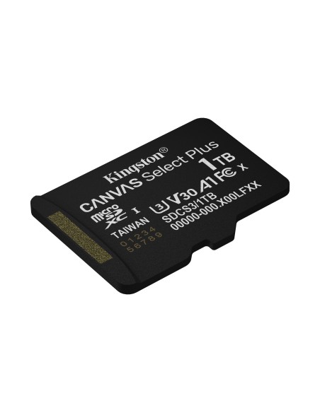 Kingston Technology 1TB microSDXC Canvas Select Plus Gen3 150MB s A1 (Adattatore SD incluso)