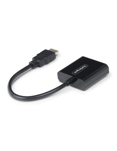 StarTech.com Adattatore HDMI a VGA, Convertitore Video Attivo 1920x1080 (1080p) per Notebook Desktop. Da Sorgente HDMI a 2