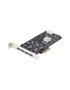 StarTech.com Scheda PCIe USB a 4 porte, USB 3.2 5Gbps, scheda di espansione PCI Express con 4 controller USB indipendenti, 4
