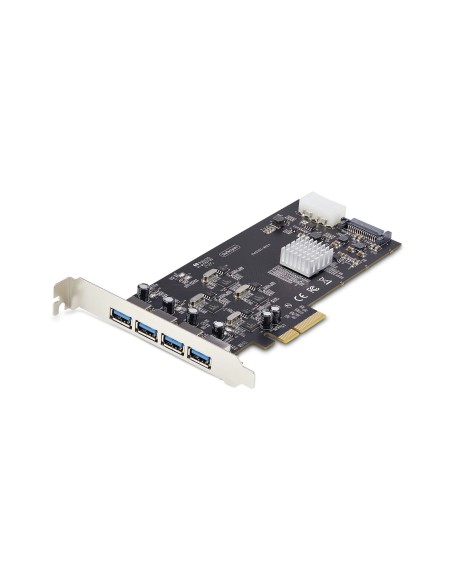 StarTech.com Scheda PCIe USB a 4 porte, USB 3.2 5Gbps, scheda di espansione PCI Express con 4 controller USB indipendenti, 4