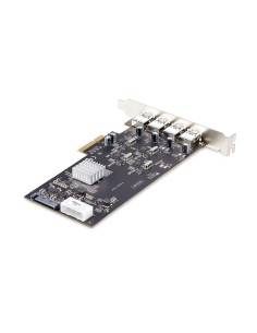 StarTech.com Scheda PCIe USB a 4 porte, USB 3.2 5Gbps, scheda di espansione PCI Express con 4 controller USB indipendenti, 4 2