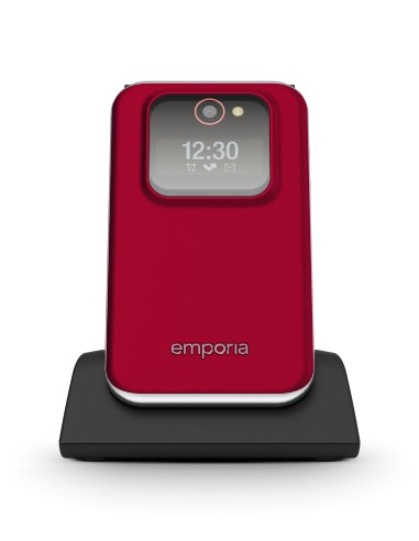 Emporia emporiaJOY-LTE 7,11 cm (2.8") 115 g Rosso Telefono per anziani