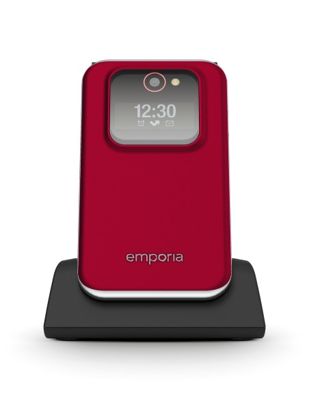 Emporia emporiaJOY-LTE 7,11 cm (2.8") 115 g Rosso Telefono per anziani