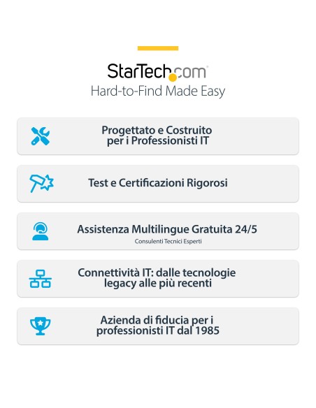 StarTech.com Cavo Thunderbolt 5 80 Gbps fino a 120 Gbps da 1m, 240 W PD, 8K 60 Hz, cavo Thunderbolt certificato - Compatibile