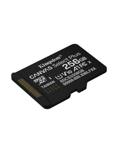 Kingston Technology 256GB microSDXC Canvas Select Plus Gen3 150MB s A1 (Adattatore SD incluso)