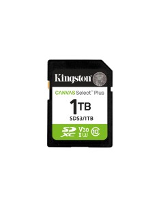 Kingston Technology 1TB SDXC Canvas Select Plus Gen3 150MB s C10 UHS-I U3 V30