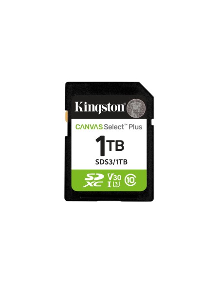 Kingston Technology 1TB SDXC Canvas Select Plus Gen3 150MB s C10 UHS-I U3 V30