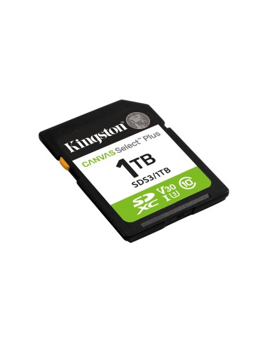 Kingston Technology 1TB SDXC Canvas Select Plus Gen3 150MB s C10 UHS-I U3 V30