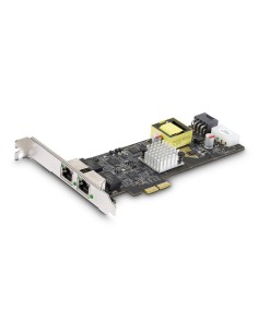 StarTech.com Scheda di Rete PoE NBASE-T a 2 Porte da 2,5 Gb, NIC Multi-Gigabit 802.3af at PoE+, 2x Intel I225-V. Interfaccia
