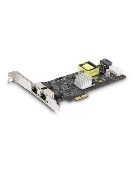 StarTech.com Scheda di Rete PoE NBASE-T a 2 Porte da 2,5 Gb, NIC Multi-Gigabit 802.3af at PoE+, 2x Intel I225-V. Interfaccia