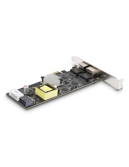 StarTech.com Scheda di Rete PoE NBASE-T a 2 Porte da 2,5 Gb, NIC Multi-Gigabit 802.3af at PoE+, 2x Intel I225-V. Interfaccia