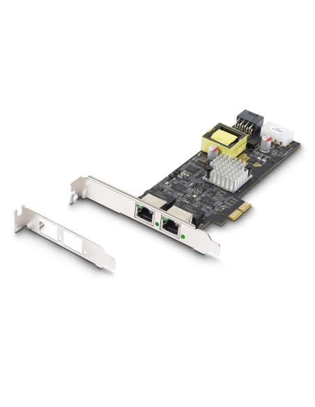 StarTech.com Scheda di Rete PoE NBASE-T a 2 Porte da 2,5 Gb, NIC Multi-Gigabit 802.3af at PoE+, 2x Intel I225-V. Interfaccia