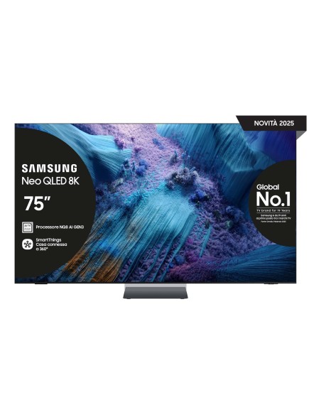 Samsung Smart TV 75” QE75QN990FTXZT Neo QLED 8K Mini LED 2025