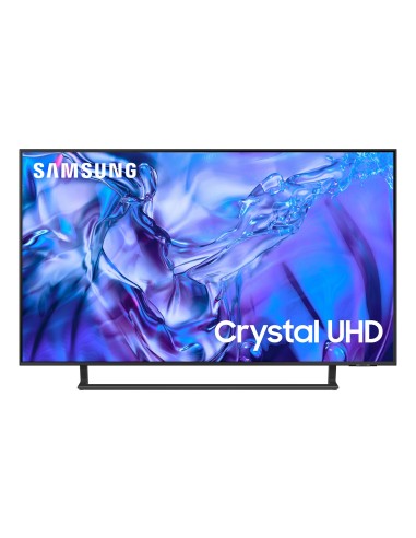 Samsung TV Crystal UHD 4K 43” UE43DU8570UXZT Smart TV Wi-Fi Titan Gray 2024, Processore Crystal 4K, 4K Upscaling, AirSlim