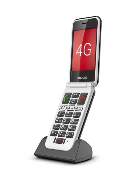 Emporia SIMPLICITYglam.4G 7,11 cm (2.8") 106 g Nero Telefono per anziani