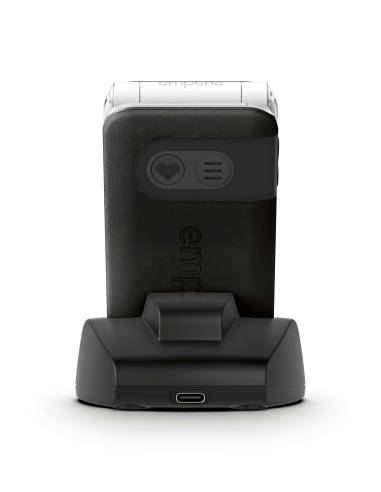 Emporia SIMPLICITYglam.4G 7,11 cm (2.8") 106 g Nero Telefono per anziani