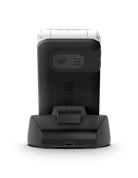 Emporia SIMPLICITYglam.4G 7,11 cm (2.8") 106 g Nero Telefono per anziani