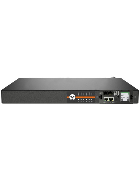 Vertiv Geist MU05M1R0-12CF17-2C20A9H00-S unità di distribuzione dell'energia (PDU) 12 presa(e) AC 0U Nero