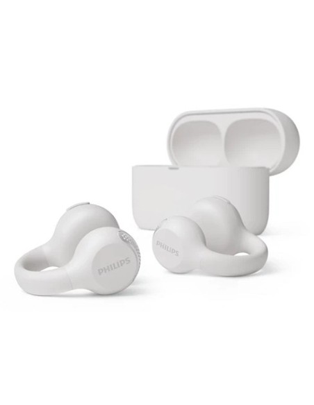 Philips 2000 series TAQ2000WT Auricolare True Wireless Stereo (TWS) clip auricolare, A orecchio aperto Musica e Chiamate