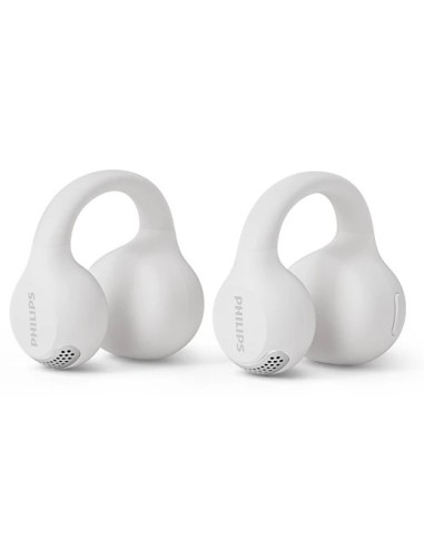 Philips 2000 series TAQ2000WT Auricolare True Wireless Stereo (TWS) clip auricolare, A orecchio aperto Musica e Chiamate