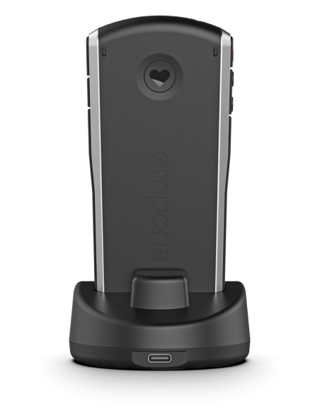 Emporia SIMPLICITY 5,08 cm (2") 94 g Nero, Argento