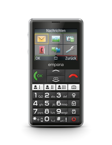 Emporia emporiaPURE-LTE 5,87 cm (2.31") 107 g Nero Telefono per anziani