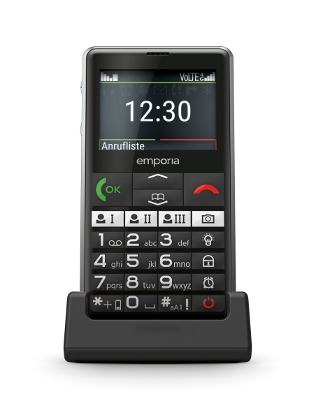 Emporia emporiaPURE-LTE 5,87 cm (2.31") 107 g Nero Telefono per anziani