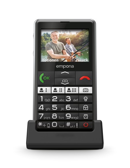 Emporia emporiaPURE-LTE 5,87 cm (2.31") 107 g Nero Telefono per anziani