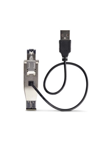 StarTech.com Dongle convertitore multimediale da fibra Gigabit a RJ45 Ethernet, monomodale ottico 10 km multimodale 800 m,