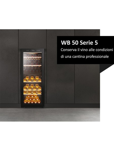 Haier Wine Bank 50 Serie 5 HWS79GDG Cantinetta vino con compressore Libera installazione Nero 79 bottiglia bottiglie