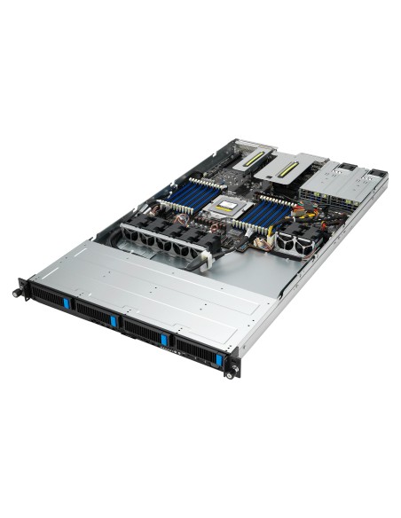ASUS RS500A-E12-RS4U Socket SP5 Rack (1U) Nero, Argento