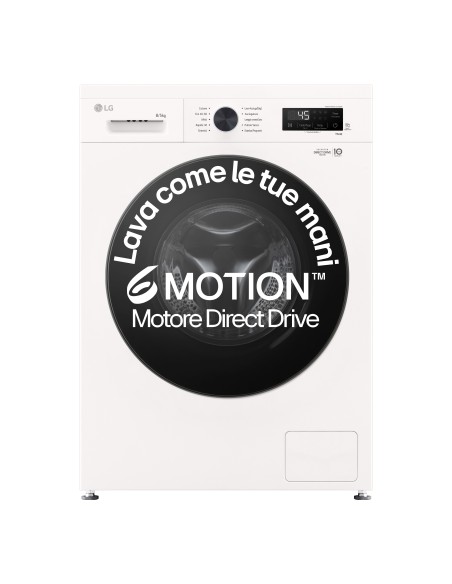 LG W4NX1085NWB Lavasciuga 8 5kg Serie X1, Classe A E, 6 Motion Direct Drive, Wi-Fi, 1400 giri, Allergy Care, Bianca LG W4NX1085NWB Lavasciuga 8 5kg Serie X1, Classe A E, 6 Motion Direct Drive, Wi-Fi, 1400 giri, Allergy Care, Bianca