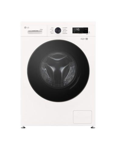 LG W4NX1085NWB Lavasciuga 8 5kg Serie X1, Classe A E, 6 Motion Direct Drive, Wi-Fi, 1400 giri, Allergy Care, Bianca