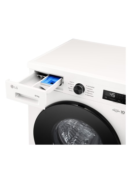 LG W4NX1085NWB Lavasciuga 8 5kg Serie X1, Classe A E, 6 Motion Direct Drive, Wi-Fi, 1400 giri, Allergy Care, Bianca LG W4NX1085NWB Lavasciuga 8 5kg Serie X1, Classe A E, 6 Motion Direct Drive, Wi-Fi, 1400 giri, Allergy Care, Bianca