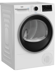 Beko BT3103IS_IT 10kg, Classe C, motore inverter, Display digitale XL, funzione a vapore SteamCure™, colore Bianco, oblò Nero 2