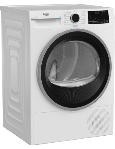 Beko BT3103IS_IT 10kg, Classe C, motore inverter, Display digitale XL, funzione a vapore SteamCure™, colore Bianco, oblò Nero