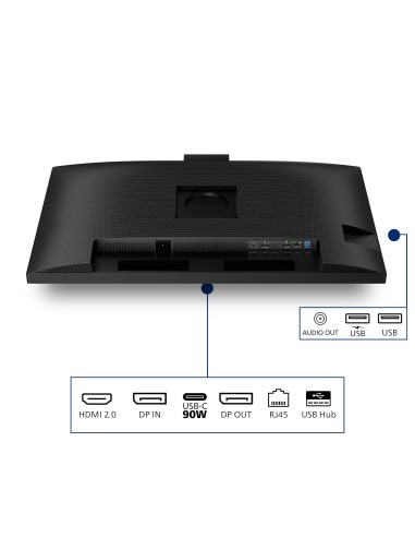 Philips 3000 series 32B2U3601H 00 Monitor PC 80 cm (31.5") 2560 x 1440 Pixel Quad HD LCD Nero