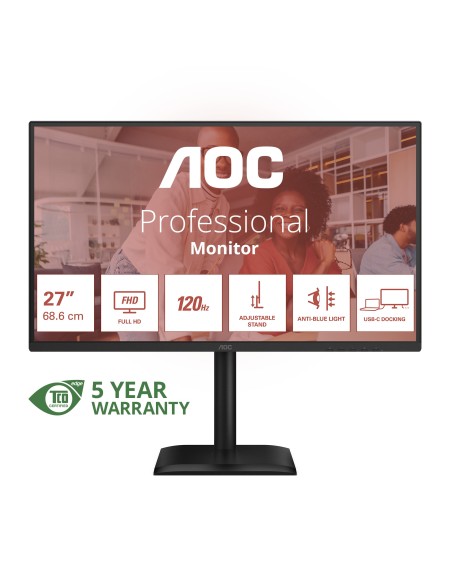 AOC 27E4CV Monitor PC 68,6 cm (27") 1920 x 1080 Pixel Full HD LED Nero