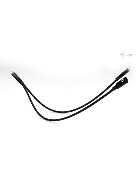 i-tec USB-C Cable Splitter Audio Data + Power Delivery 100W