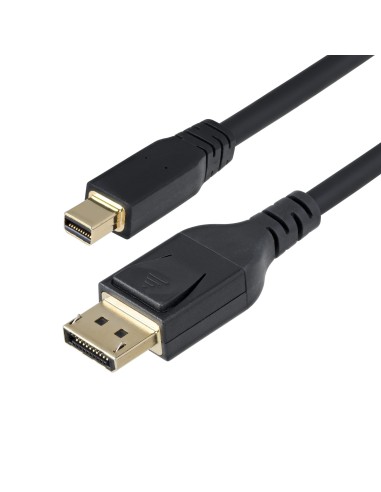 StarTech.com Cavo da Mini DisplayPort a DisplayPort 1.4 da 3m - 8K 60Hz 4K 120Hz HBR3 HDR, cavo UHD mDP a DP 1.4, cavo per