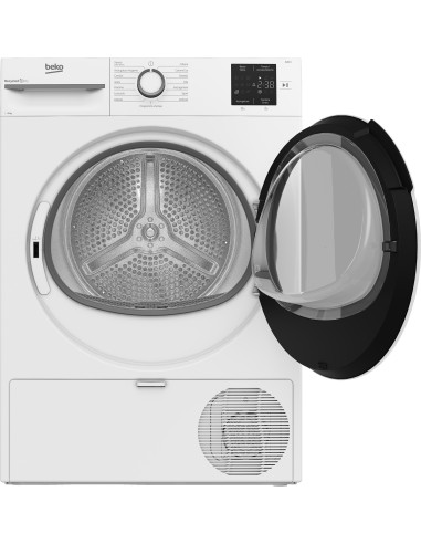 Beko BMT103EW 10kg, classe D, linea estetica NX, display touch, colore bianco, oblò bianco