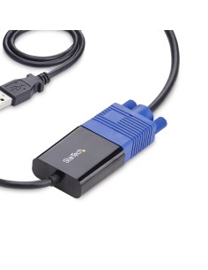 StarTech.com Adattatore Crash Cart Portatile per laptop, Console KVM con USB VGA Mini DisplayPort trasferimento file e 2