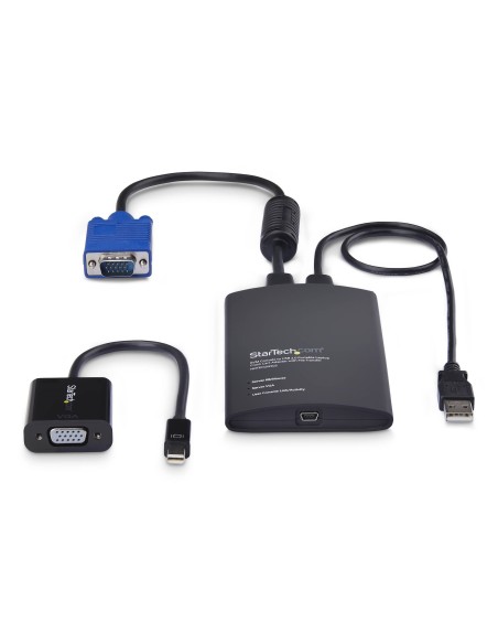 StarTech.com Adattatore Crash Cart Portatile per laptop, Console KVM con USB VGA Mini DisplayPort trasferimento file e