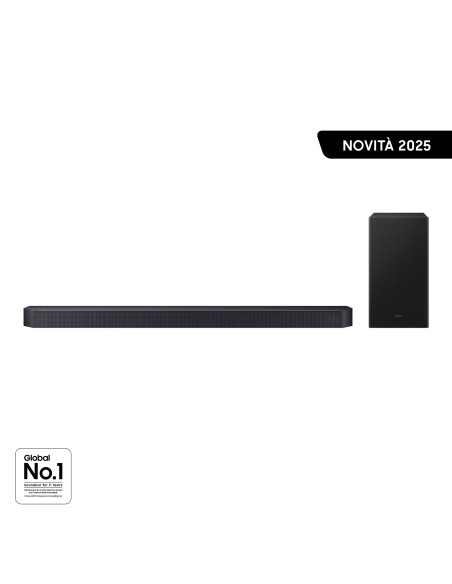 Samsung Q-series Soundbar HW-Q600F ZF, Audio 3.1.2 canali , Wireless Dolby Atmos, 2025