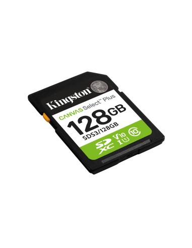 Kingston Technology 128GB SDXC Canvas Select Plus Gen3 150MB s C10 UHS-I U1 V10