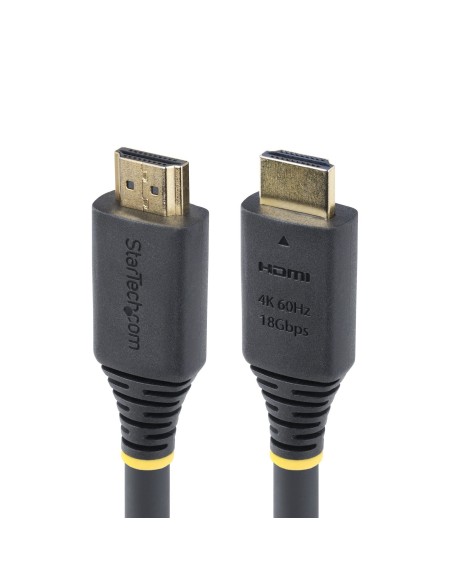 StarTech.com Cavo HDMI 2.0 Certificato Premium da 7m ad Alta Velocità, 4K 60Hz 1440p 144Hz, HDR10 HDCP 2.2 ARC, 18Gbps. Cavetto