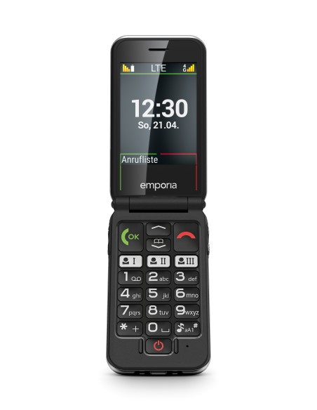 Emporia emporiaJOY-LTE 7,11 cm (2.8") 115 g Nero Telefono per anziani